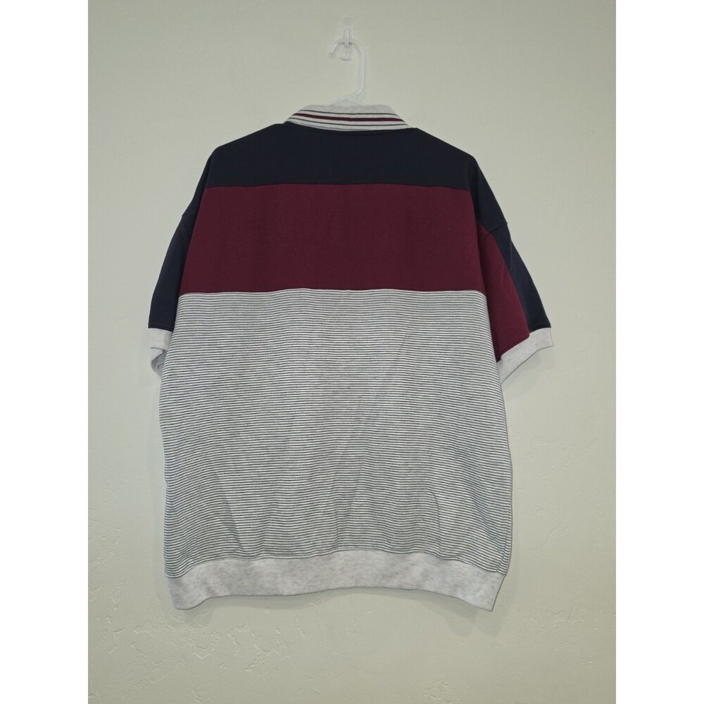 David Taylor Men's Striped Golf Polo Shirt Size 2XL - Picture 3 of 5